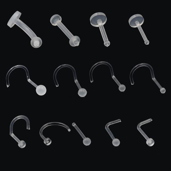 10pcs/lot bioplast flexible nose lip ring labret earring eyebrow ring belly ring nose studs cartilagem body piercing jewelry q sqctsh, Silver
10pcs/lot bioplast flexible nose lip ring labret earring eyebrow ring belly ring nose studs cartilagem body piercing jewelry q sqctsh, Silver