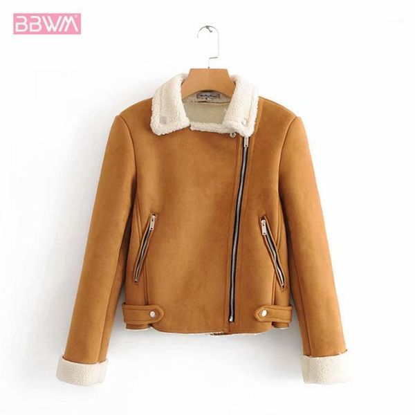 warm 2020 winter new fashion long sleeve zipper lamb hair female coat fur one deerskin locomotive women's jacket black chic 1, Black;brown
warm 2020 winter new fashion long sleeve zipper lamb hair female coat fur one deerskin locomotive women's jacket black chic 1, Black;brown