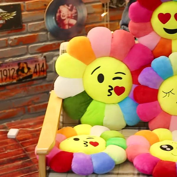 cartoon colorful sun flower cushion petal plush toy doll creative expression waist doll pillow for kid adult
cartoon colorful sun flower cushion petal plush toy doll creative expression waist doll pillow for kid adult