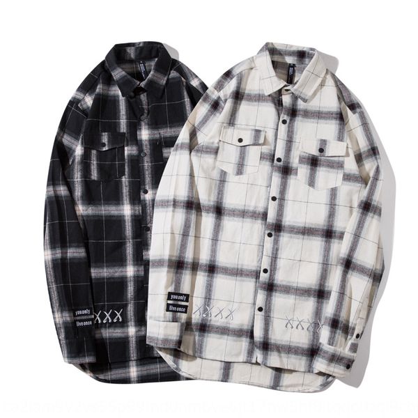 новый вышитые shirtshirt shirtautumn 2019 корейских тенденции моды сплошного цвета нагрудного с длинным рукавом плед вышитых рубашек в серед, Blue
новый вышитые shirtshirt shirtautumn 2019 корейских тенденции моды сплошного цвета нагрудного с длинным рукавом плед вышитых рубашек в серед, Blue
