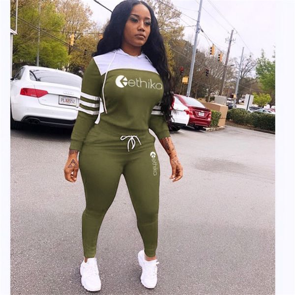 женщины дизайнерская tracksuit зима с длинным рукавом с капюшоном толстовки legging штаны двухкусочный техники моды письма блузы брюки костю, Gray
женщины дизайнерская tracksuit зима с длинным рукавом с капюшоном толстовки legging штаны двухкусочный техники моды письма блузы брюки костю, Gray