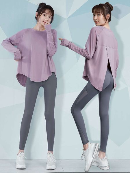 autumn and winter yoga dress women professional high end net red fashion temperament fitness clothing running training xianqi sports suit, Gray
autumn and winter yoga dress women professional high end net red fashion temperament fitness clothing running training xianqi sports suit, Gray