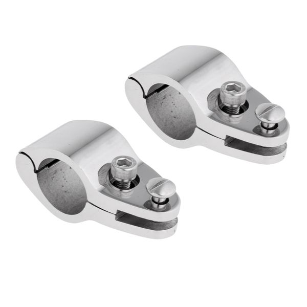 2 pieces boat canopy fitting tube clamp fits 0.87'' outer diameter tube frame hinged 
2 pieces boat canopy fitting tube clamp fits 0.87'' outer diameter tube frame hinged