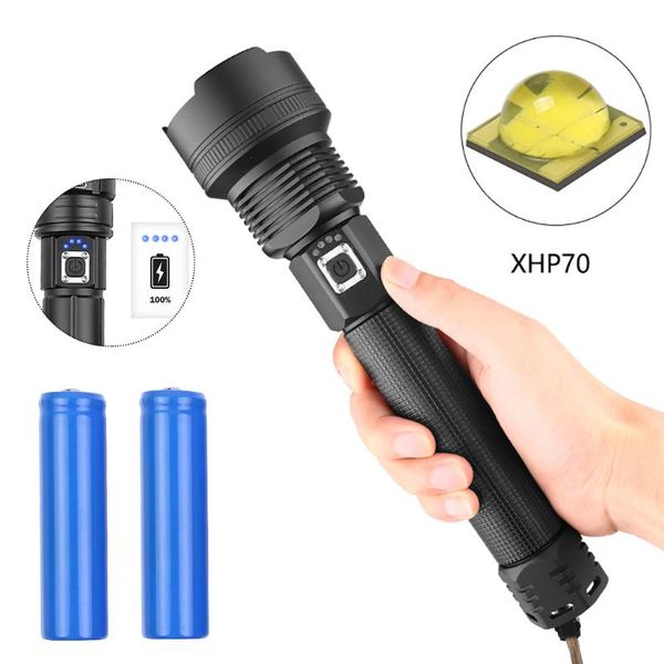 300000 lm xhp90.2 most powerful led torch usb xhp50 rechargeable tactical flashlights 18650 or 26650 hand lamp xhp70
300000 lm xhp90.2 most powerful led torch usb xhp50 rechargeable tactical flashlights 18650 or 26650 hand lamp xhp70