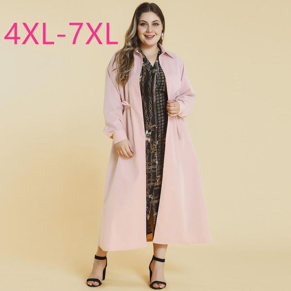 2020 new spring autumn plus size coat for women large casual loose drawstring dust trench lapel long coats pink 4xl 5xl 6xl 7xl 1031, Tan;black
2020 new spring autumn plus size coat for women large casual loose drawstring dust trench lapel long coats pink 4xl 5xl 6xl 7xl 1031, Tan;black