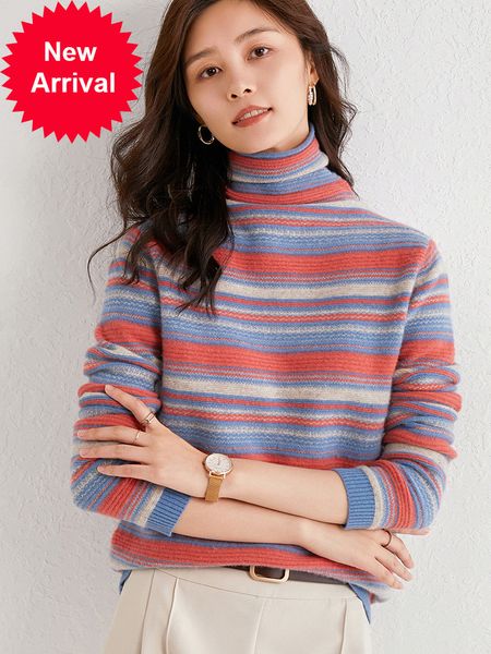 2021 new high collar nightgown striped woman mesh 100% au fine pullover sweater 7 color jumper wool pure #2039 ysgw, White;black
2021 new high collar nightgown striped woman mesh 100% au fine pullover sweater 7 color jumper wool pure #2039 ysgw, White;black