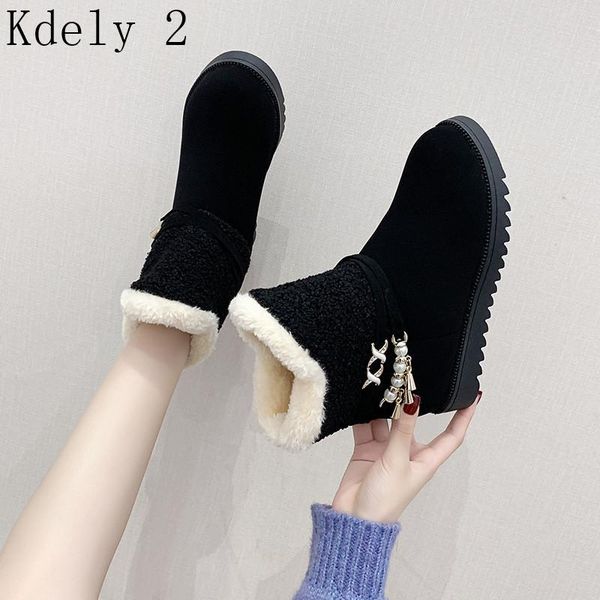 new classic women snow boots ankle boots warm winter woman shoes chaussures femme botas mujer bota feminina, Black
new classic women snow boots ankle boots warm winter woman shoes chaussures femme botas mujer bota feminina, Black