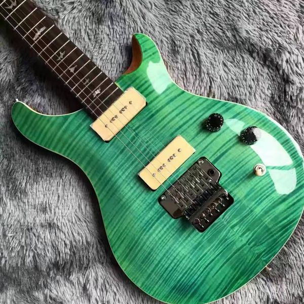 flame maple veneer electric guitar bird inlay handmade tremolo bridge p90 pickup
flame maple veneer electric guitar bird inlay handmade tremolo bridge p90 pickup