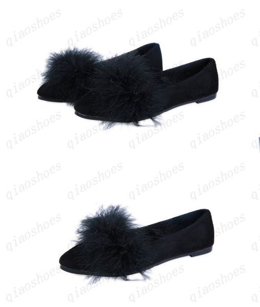 add plush bean shoes women winter 2021 new korean version versatile flat shallow mouth single shoes pointed hair, Black
add plush bean shoes women winter 2021 new korean version versatile flat shallow mouth single shoes pointed hair, Black