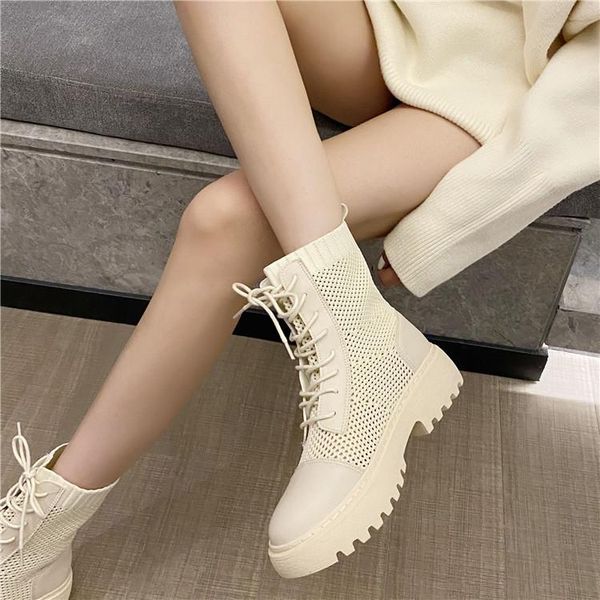 women's shoes the new thin, breathable, versatile, hollowed-out ankle boot for women 2020 with thick soles, Black
women's shoes the new thin, breathable, versatile, hollowed-out ankle boot for women 2020 with thick soles, Black