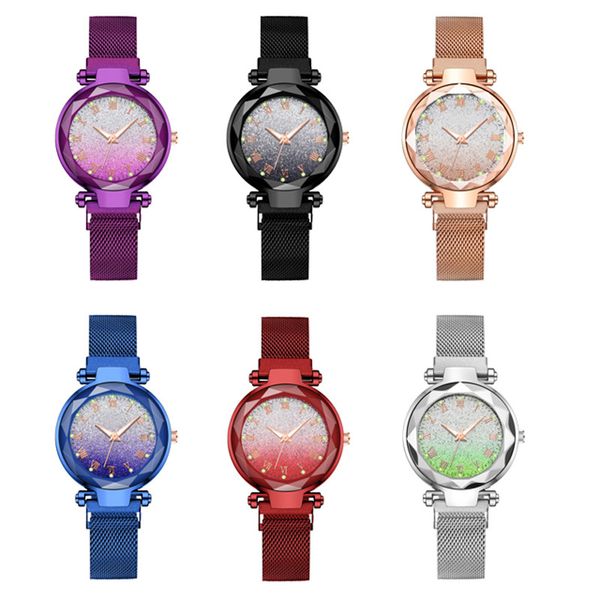 fashion casual watch starry sky ladies watchs gradient color luminous gold magnetic wrist watchs mesh belt wristwatchs gold silver red purpl, Slivery;brown
fashion casual watch starry sky ladies watchs gradient color luminous gold magnetic wrist watchs mesh belt wristwatchs gold silver red purpl, Slivery;brown