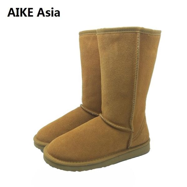 women's high-quality fur snow boots australian fashion brand high boots winter women's counter sales calf warm shoes 34-44, Black
women's high-quality fur snow boots australian fashion brand high boots winter women's counter sales calf warm shoes 34-44, Black