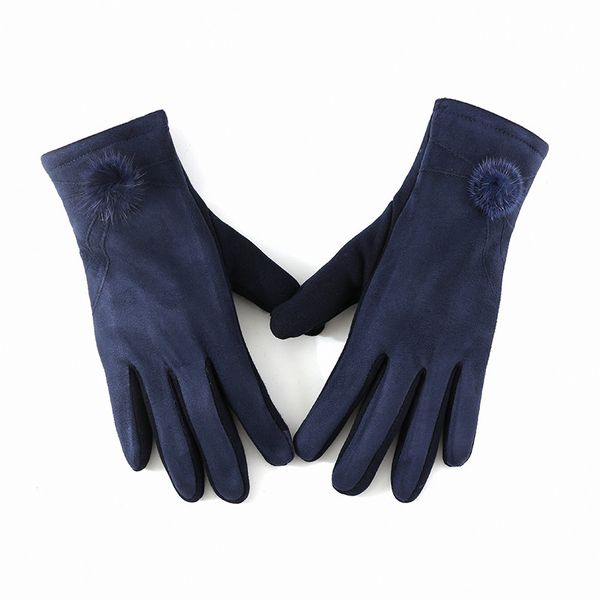 winter female cashmere suede leather hairball mitten women thick plus plush windproof warm wrist touch screen driving gloves b75, Blue;gray
winter female cashmere suede leather hairball mitten women thick plus plush windproof warm wrist touch screen driving gloves b75, Blue;gray