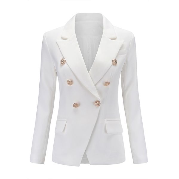 european runway classic designer shawl collar double breasted buttons black & white blazers office lady blazer plus size xxxl 201201, White;black
european runway classic designer shawl collar double breasted buttons black & white blazers office lady blazer plus size xxxl 201201, White;black