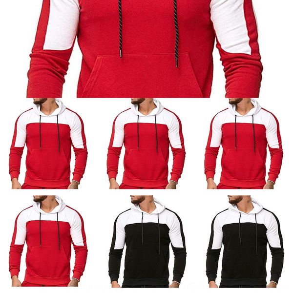 2019 men's hoodedstriped and colored sports casual for men 2019 sweater sweatermen's hoodedstriped and colored sports casual sweat, Black 
2019 men's hoodedstriped and colored sports casual for men 2019 sweater sweatermen's hoodedstriped and colored sports casual sweat, Black