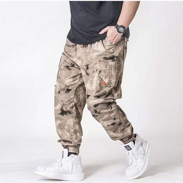 desert camouflage men's day loose overalls fashion brand leggings spring and summer plus size fatso drawstring casual pants1, Black
desert camouflage men's day loose overalls fashion brand leggings spring and summer plus size fatso drawstring casual pants1, Black