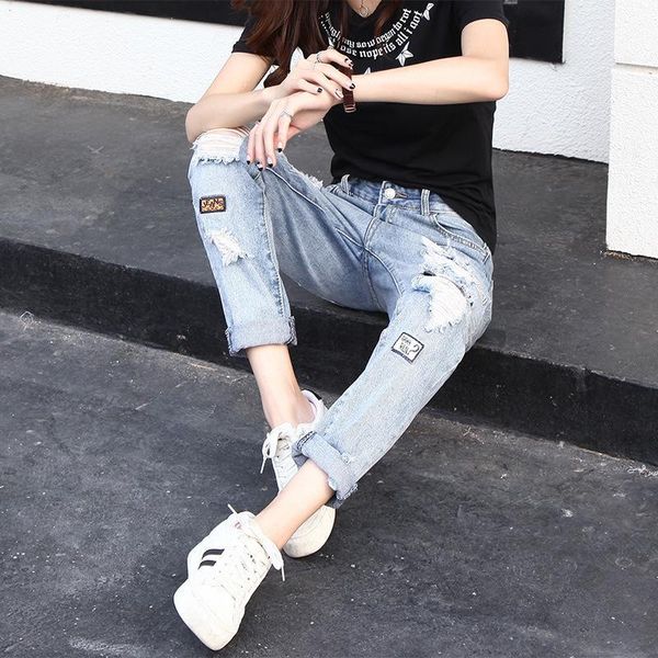 nonis jeans woman ripped holes ladies jeans vintage boyfriend harem appliques denim femme loose pantalones plus size 20201, Blue
nonis jeans woman ripped holes ladies jeans vintage boyfriend harem appliques denim femme loose pantalones plus size 20201, Blue