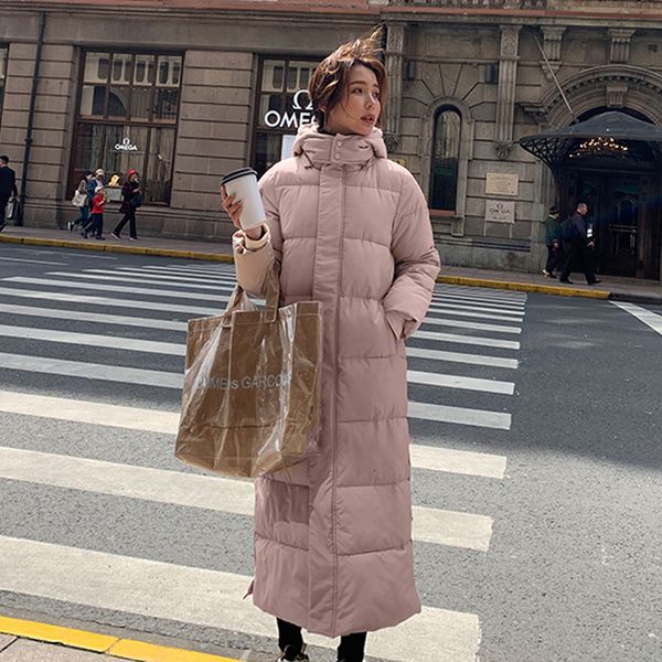 2020 women's winter jacket with zipper hooded female cold coat x-long plus size stand collar solid loose thicken parkas
2020 women's winter jacket with zipper hooded female cold coat x-long plus size stand collar solid loose thicken parkas