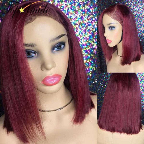 dmido peruvian burgundy color 13x6 lace front human hair wigs with pre plucked hairline 180% density red human hair wig usa, Black;brown
dmido peruvian burgundy color 13x6 lace front human hair wigs with pre plucked hairline 180% density red human hair wig usa, Black;brown