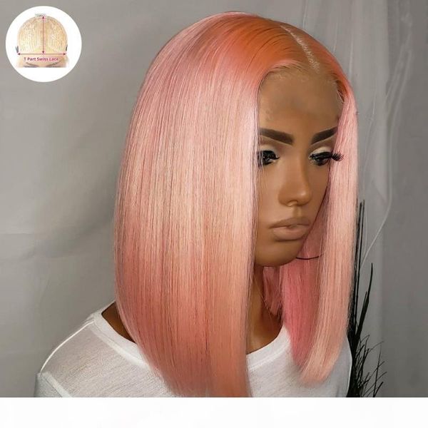 13*1 pink short bob wig color remy brazilian t lace human hair wig 8-16 inches ombre closure for black women pre plucked, Black;brown
13*1 pink short bob wig color remy brazilian t lace human hair wig 8-16 inches ombre closure for black women pre plucked, Black;brown