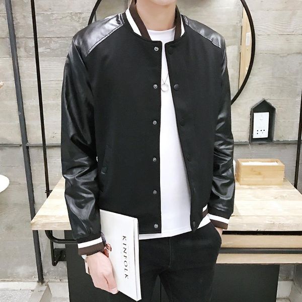 2020 autumn stand lead zipper splice vintage bomber jacket casaca hombre jaqueta masculina men clothing, Black;brown
2020 autumn stand lead zipper splice vintage bomber jacket casaca hombre jaqueta masculina men clothing, Black;brown