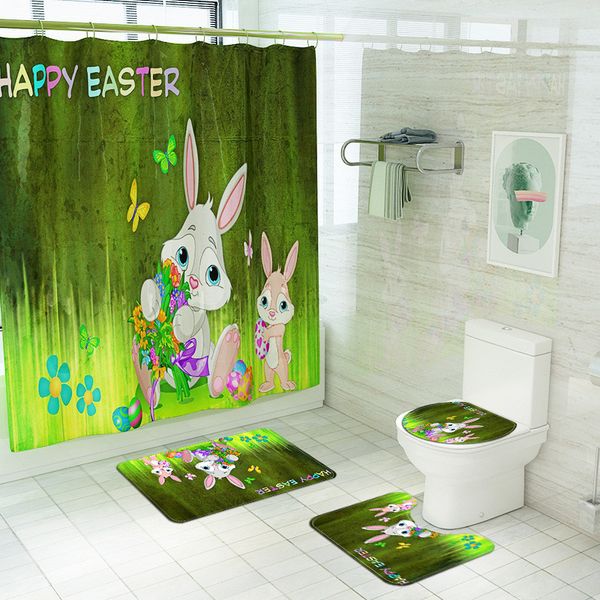 easter shower curtain set with rugs polyester fabric waterproof rabbit and easter eggs shower curtains sets hooks included
easter shower curtain set with rugs polyester fabric waterproof rabbit and easter eggs shower curtains sets hooks included