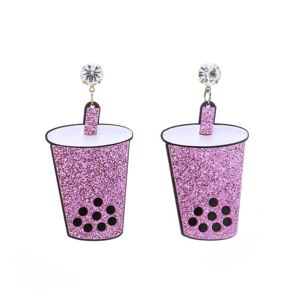 qigo glitter acrylic milk cup drop earrings for women exaggerated night club dangle earrings hip hop fashion jewelry, Silver
qigo glitter acrylic milk cup drop earrings for women exaggerated night club dangle earrings hip hop fashion jewelry, Silver