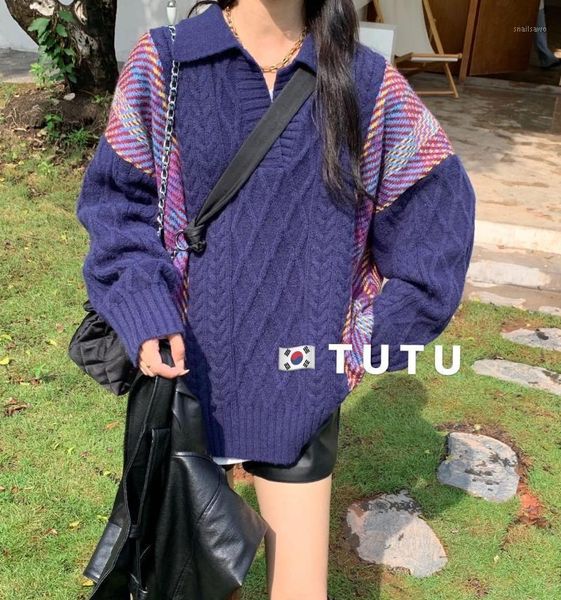 superaen 2020 autumn winter new loose v-neck knitted vest retro bump color thick stick needle woman sweaters1, White;black
superaen 2020 autumn winter new loose v-neck knitted vest retro bump color thick stick needle woman sweaters1, White;black