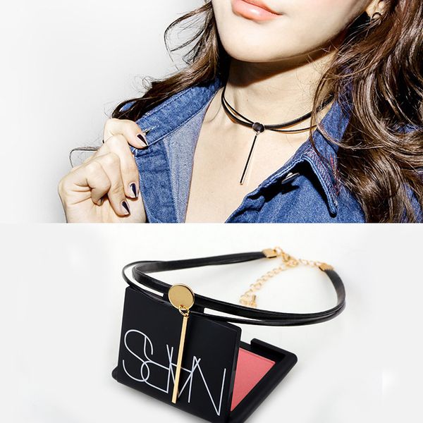 korean style leather collar collar women's short clavicle necklace necklace punk star same style jewelry, Silver
korean style leather collar collar women's short clavicle necklace necklace punk star same style jewelry, Silver