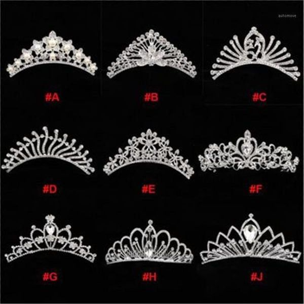 wedding jewelry tiaras and crowns hairbands fashion pearl engagement hair accessories for bridal girls birthday gifts ma021, Golden;silver
