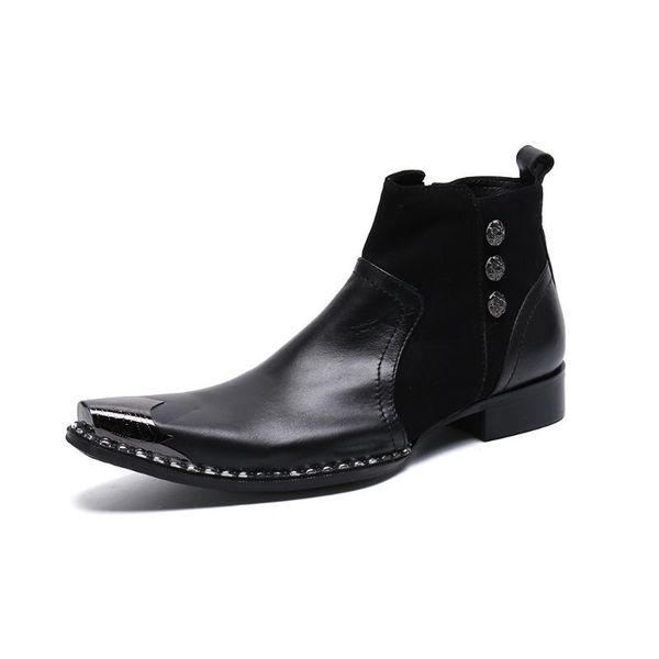 motorcycle martin boots zipper short boots men zapatos de seguridad cow leather first layer cow leather mid retro ankle zip, Black
motorcycle martin boots zipper short boots men zapatos de seguridad cow leather first layer cow leather mid retro ankle zip, Black