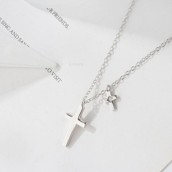design necklace fashion pendant luxury jewelry accessories s925 sterling silver japanese and korean cross female
design necklace fashion pendant luxury jewelry accessories s925 sterling silver japanese and korean cross female