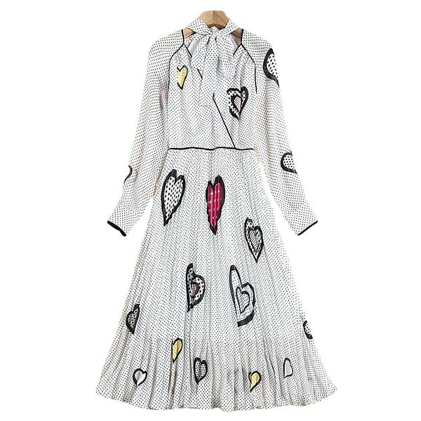xf 2021 fashion designer spring and summer female take off v arc dot + in printed heart form plied chiffon thin dress e6fr, Black;gray
xf 2021 fashion designer spring and summer female take off v arc dot + in printed heart form plied chiffon thin dress e6fr, Black;gray