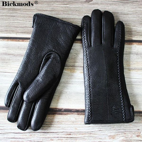 five fingers gloves winter cold and warm deerskin women' sheepskin fur lining sheep shearing thickened windproof leather 2021 1, Blue;gray
five fingers gloves winter cold and warm deerskin women' sheepskin fur lining sheep shearing thickened windproof leather 2021 1, Blue;gray