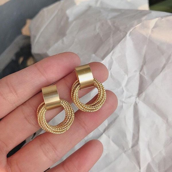 stud 2021 simple gold metal multi-layer circle winding geometric round small earrings for women girl party jewelry, Golden;silver
stud 2021 simple gold metal multi-layer circle winding geometric round small earrings for women girl party jewelry, Golden;silver