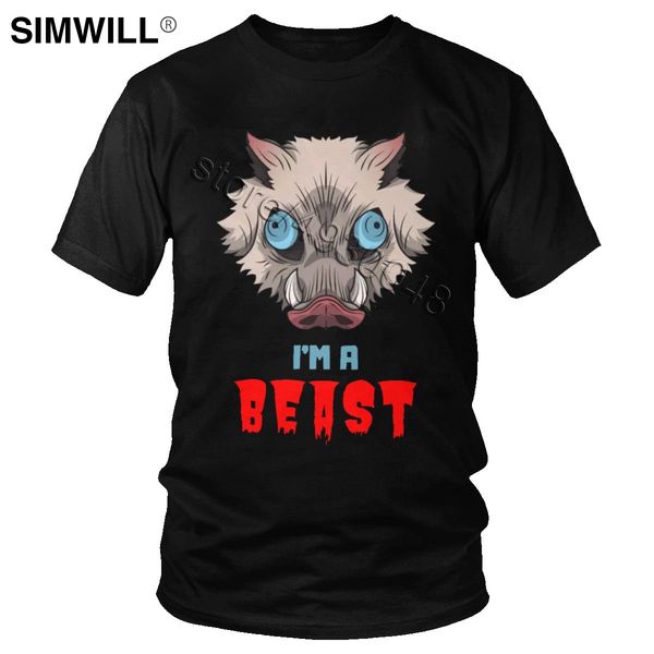 sport funny inosuke hashibira t shirt men humor short sleeve japanese anime i'm a beast t-shirt demon slayer leisure tee gift merch
sport funny inosuke hashibira t shirt men humor short sleeve japanese anime i'm a beast t-shirt demon slayer leisure tee gift merch