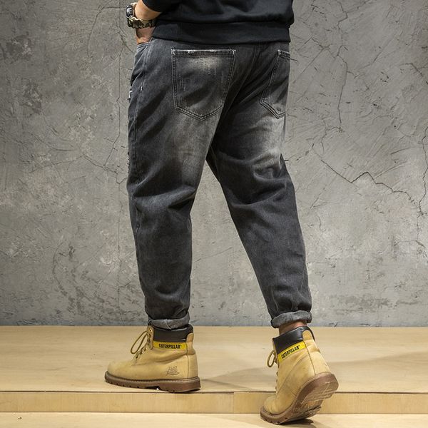 men's brim 2020 new big autumn denim male loose patched hole denies xl-7xl-sized pants l75u, Blue
men's brim 2020 new big autumn denim male loose patched hole denies xl-7xl-sized pants l75u, Blue