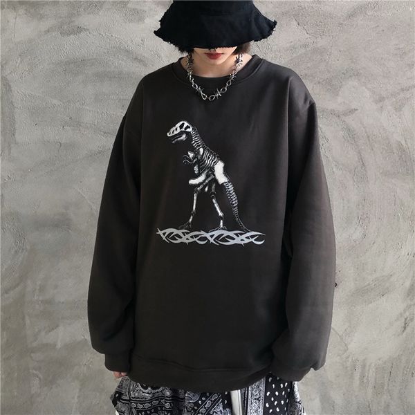 2021 harajuku dinosaur print women autumn hoodies loose round neck long sleeve pullover plus veet cartoon sweatshirt p0ux, Black
2021 harajuku dinosaur print women autumn hoodies loose round neck long sleeve pullover plus veet cartoon sweatshirt p0ux, Black