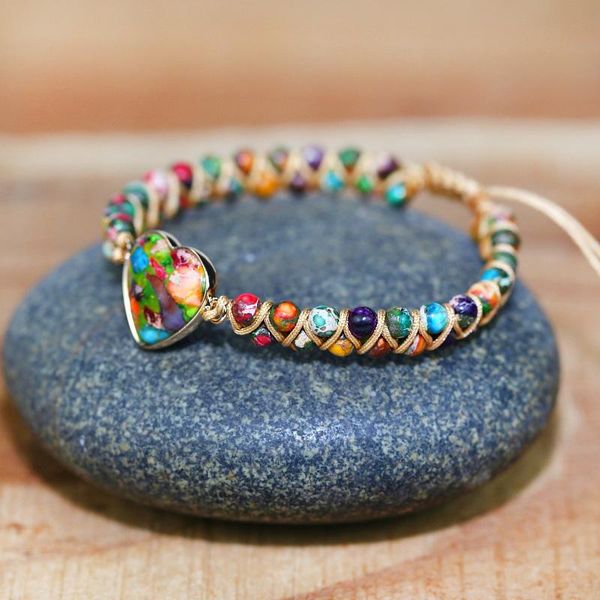 tennis 2021 vintage natural stone wrap bracelets for men and women heart charm braid boho friendship bracelet handmade jewelry, Golden;silver
tennis 2021 vintage natural stone wrap bracelets for men and women heart charm braid boho friendship bracelet handmade jewelry, Golden;silver