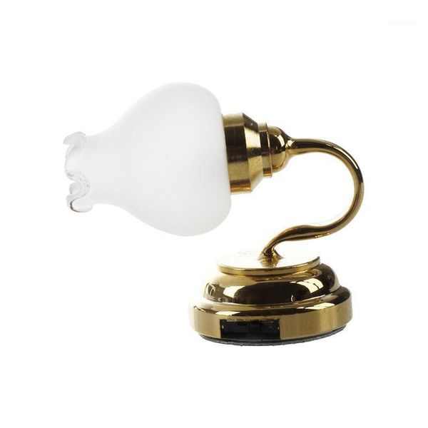 floral metal 1:12 dollhouse miniature led model applies1