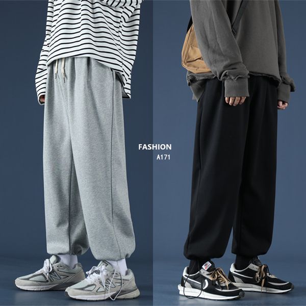 2021 spring bodyguard men's loose fit large corset casual fashion brand grey sports pants, Black
2021 spring bodyguard men's loose fit large corset casual fashion brand grey sports pants, Black