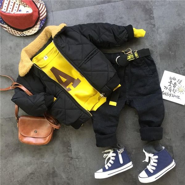 winter baby boy clothes set children clothing sets baby boys thicken coat+plush sweater+plush jeans 3pcs kids clothes sets 2-6y, White
winter baby boy clothes set children clothing sets baby boys thicken coat+plush sweater+plush jeans 3pcs kids clothes sets 2-6y, White