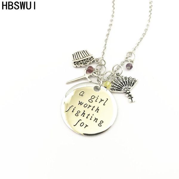 pendant necklaces hbswui mulan charm necklace tv movie show fshion metal jewelry gifts for woman girl men, Silver
pendant necklaces hbswui mulan charm necklace tv movie show fshion metal jewelry gifts for woman girl men, Silver