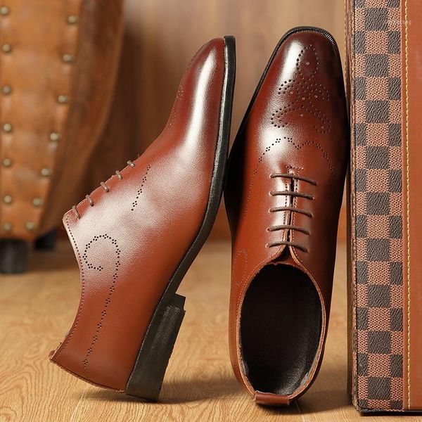 2020 man formal shoes breathable carved formal shoes toe leather men business oxford men wedding dress1, Black
2020 man formal shoes breathable carved formal shoes toe leather men business oxford men wedding dress1, Black