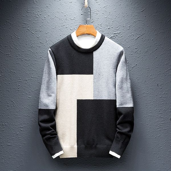 2020 brand new men's knitted sweaters fashion coloured sweaters pullover for male long-sleeved young leisure sweaters, White;black
2020 brand new men's knitted sweaters fashion coloured sweaters pullover for male long-sleeved young leisure sweaters, White;black