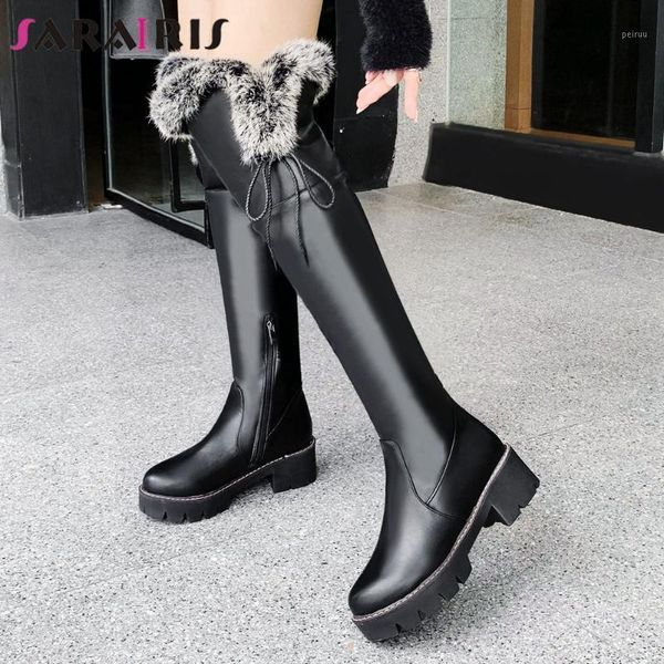 boots sarairis big size 35-43 female winter warm fur over the knee women platform plush chunky heels shoes woman1, Black
boots sarairis big size 35-43 female winter warm fur over the knee women platform plush chunky heels shoes woman1, Black