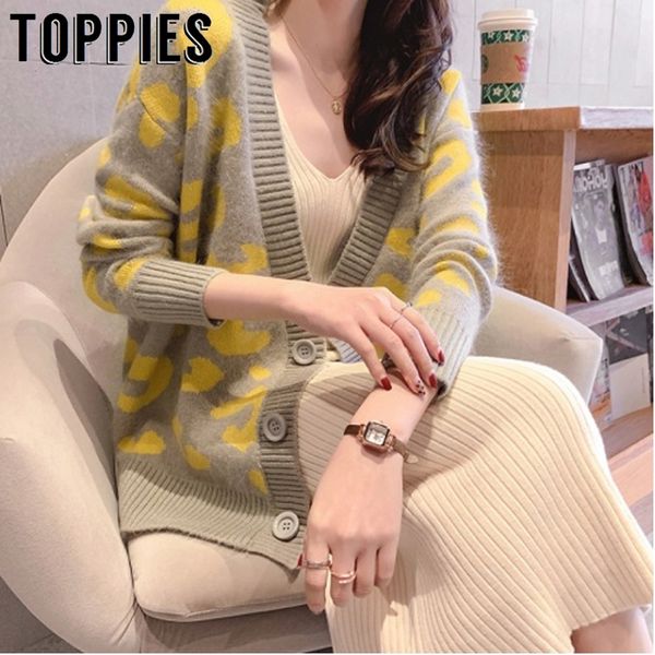 cozy knitting cardigan women leopard sweater loose single breasted coat female oversized cardigan autumn winter y200910, White;black
cozy knitting cardigan women leopard sweater loose single breasted coat female oversized cardigan autumn winter y200910, White;black
