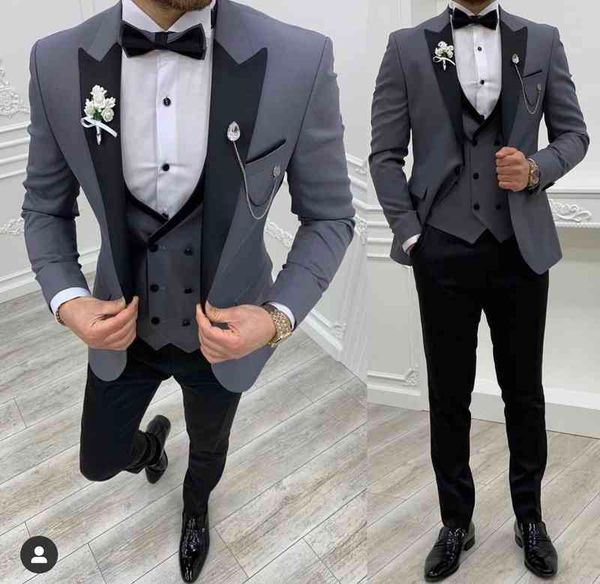 men's suits & blazers grey costume slim fit men black pant groom tuxedos for formal wedding suit jacket vest 3 pieces blazer 1mx9, White;black
men's suits & blazers grey costume slim fit men black pant groom tuxedos for formal wedding suit jacket vest 3 pieces blazer 1mx9, White;black
