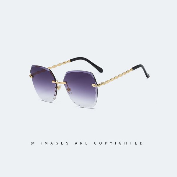 trimming female european and american fashion ocean sunglasses irregular rimless glasses moda 2020, White;black
trimming female european and american fashion ocean sunglasses irregular rimless glasses moda 2020, White;black