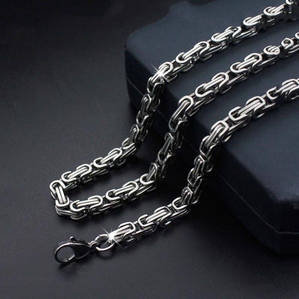 chains 5mm 7mm mens necklace gold silver color byzantine box link stainless steel chain neckalaces for men 50cm 55cm
chains 5mm 7mm mens necklace gold silver color byzantine box link stainless steel chain neckalaces for men 50cm 55cm